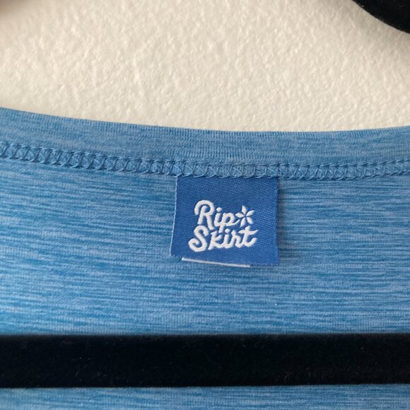 Ripskirt Tee Shirt Dress Pacific Coast Blue Pullover Travel Beach Vacation Large - Picture 7 of 7